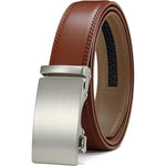 Adjustable Genuine Leather Ratchet Belt