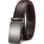 Adjustable Genuine Leather Ratchet Belt