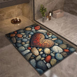DRYSTONE – Quick Dry Stone Bath Mat Non Slip Bathroom Floor Mat