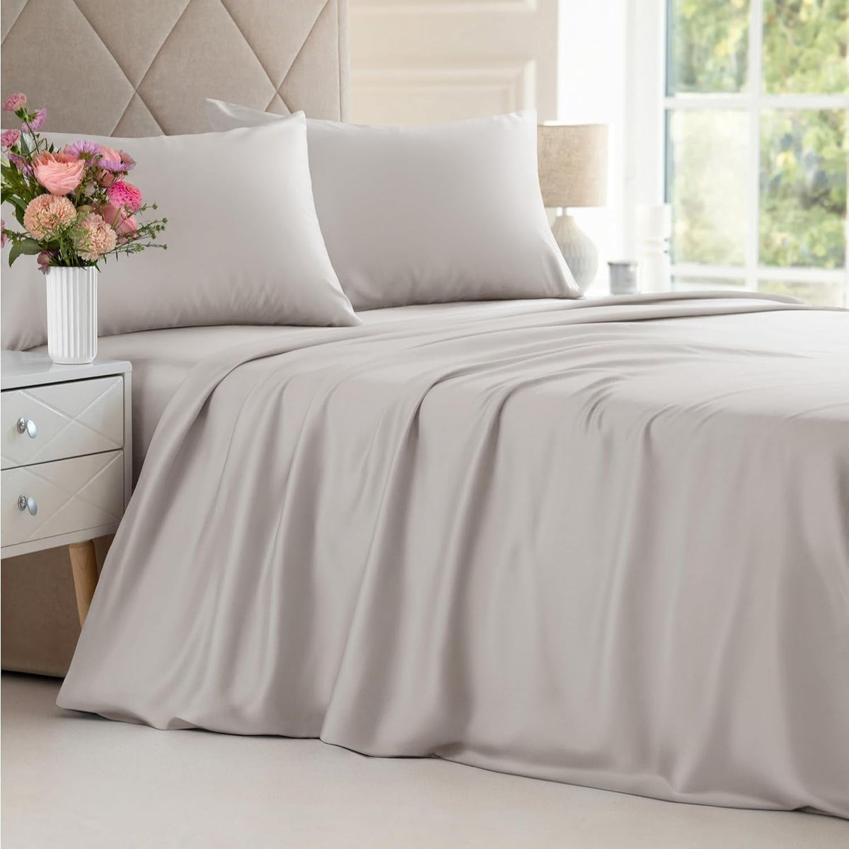 Bamboo Bliss | Bamboo Bedding Set with Cooling Technology | Soft, Breathable Sheets for Luxurious Sleep