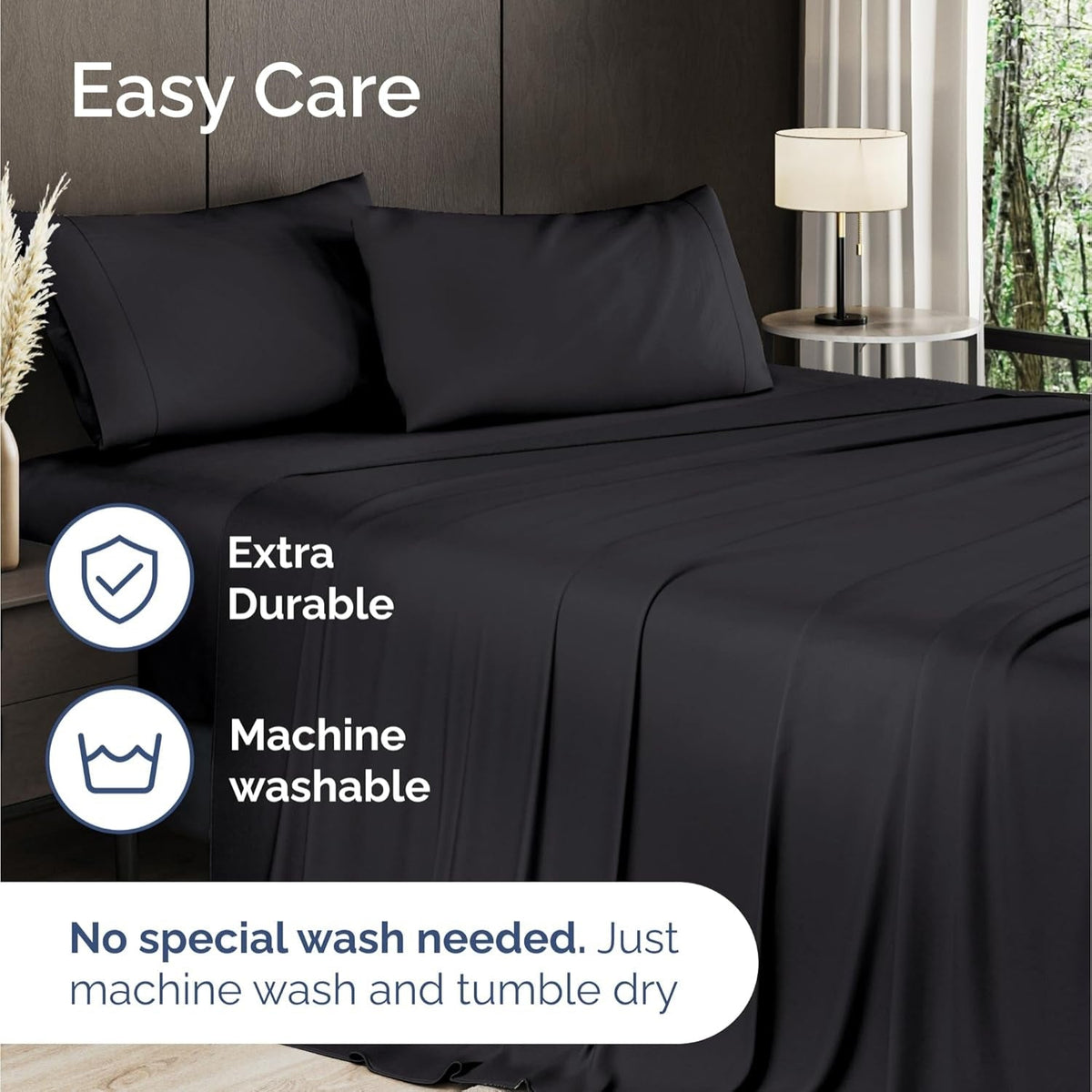 Bamboo Bliss | Bamboo Bedding Set with Cooling Technology | Soft, Breathable Sheets for Luxurious Sleep