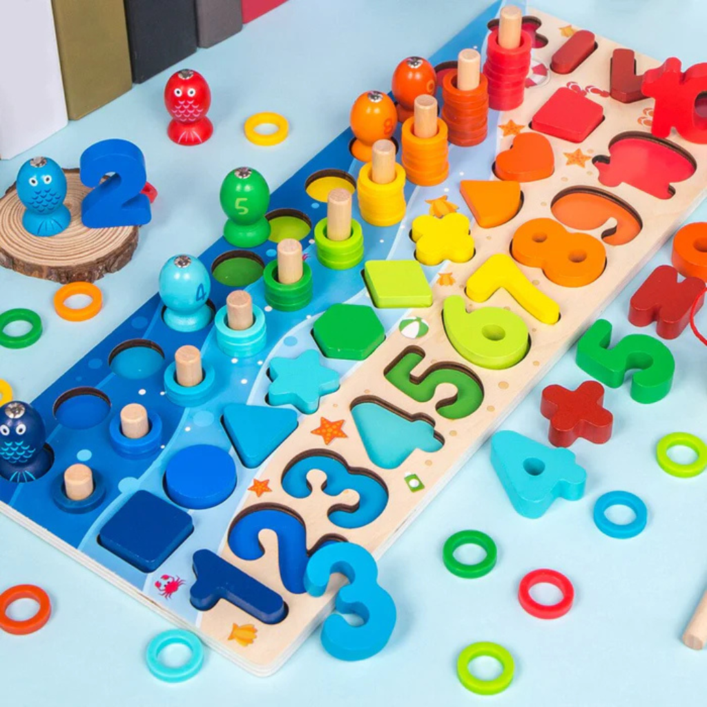 Wooden Montessori Learning Toy for Kids - Dotisk