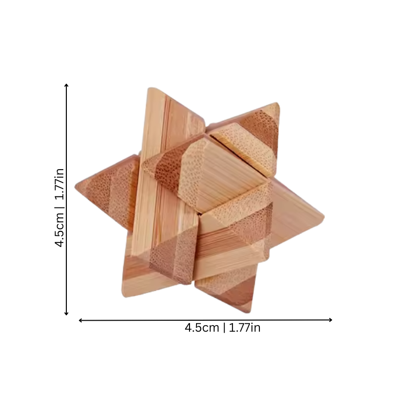 Natural Bamboo Puzzle Toy