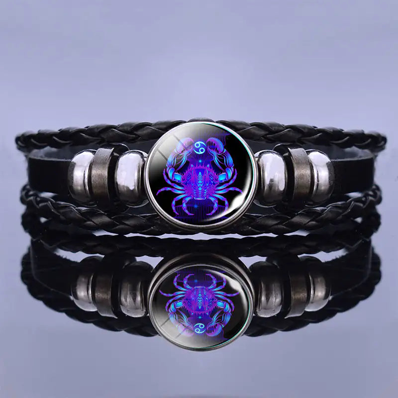 Blue Gemstone Beaded Bracelet