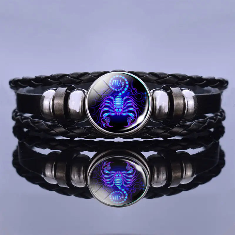 Blue Gemstone Beaded Bracelet