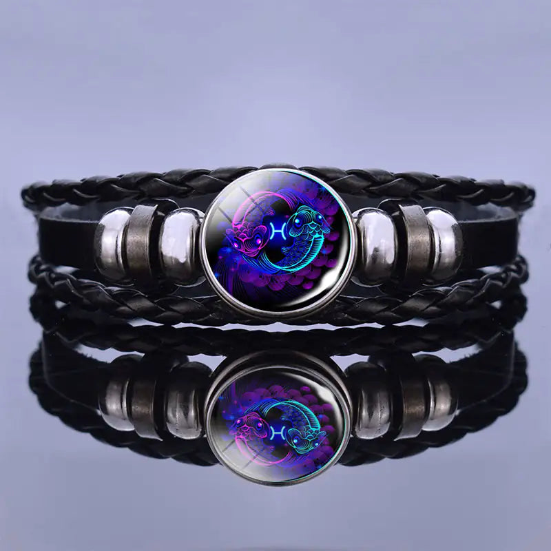 Blue Gemstone Beaded Bracelet