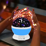 Colorful Star Night Light Projector with Changing Colors