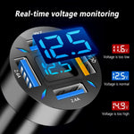 Quick 4 Port USB Car Charger Adapter