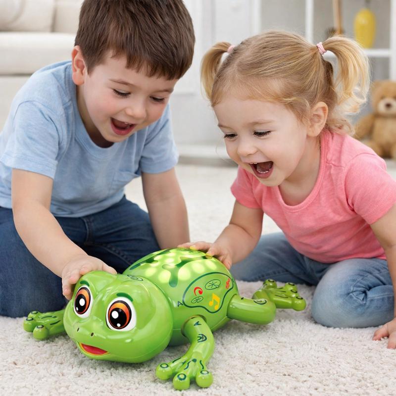Electric Crawling Frog Toy