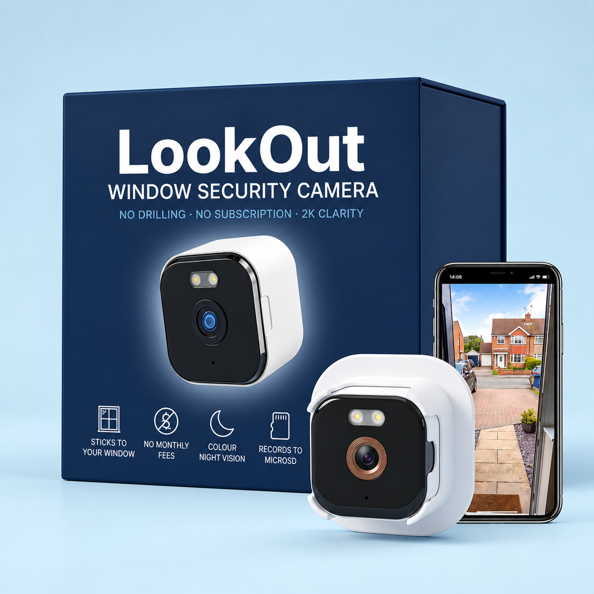 Indoor Window Security Camera