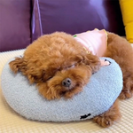 Plush Dog Bed with Soothing Pattern for Pet Calm - Dotisk