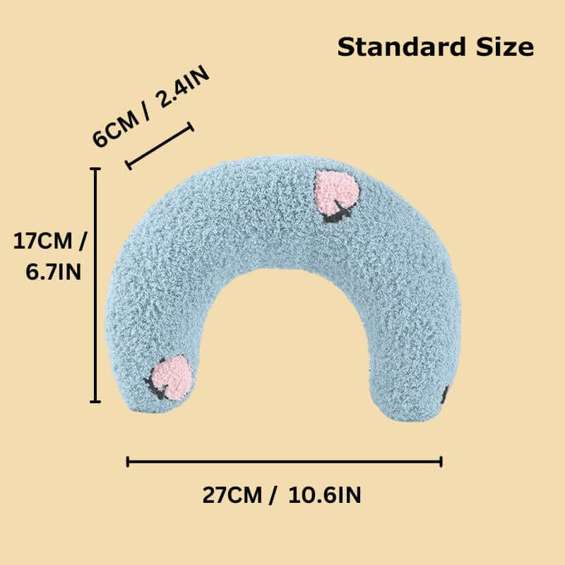 Plush Dog Bed with Soothing Pattern for Pet Calm