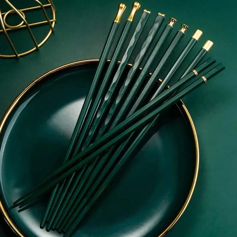 Premium Metal Chopstick Set for Fine Dining