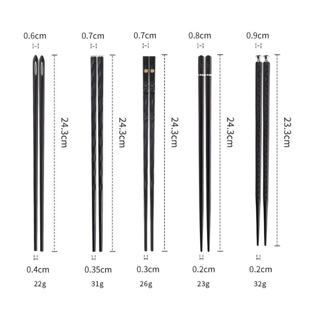 Premium Metal Chopstick Set for Fine Dining
