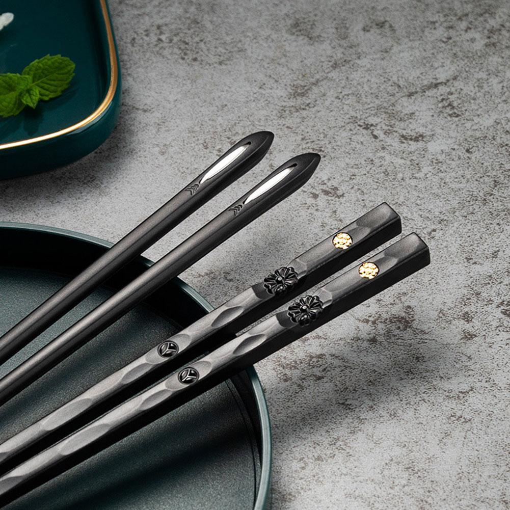 Premium Metal Chopstick Set for Fine Dining