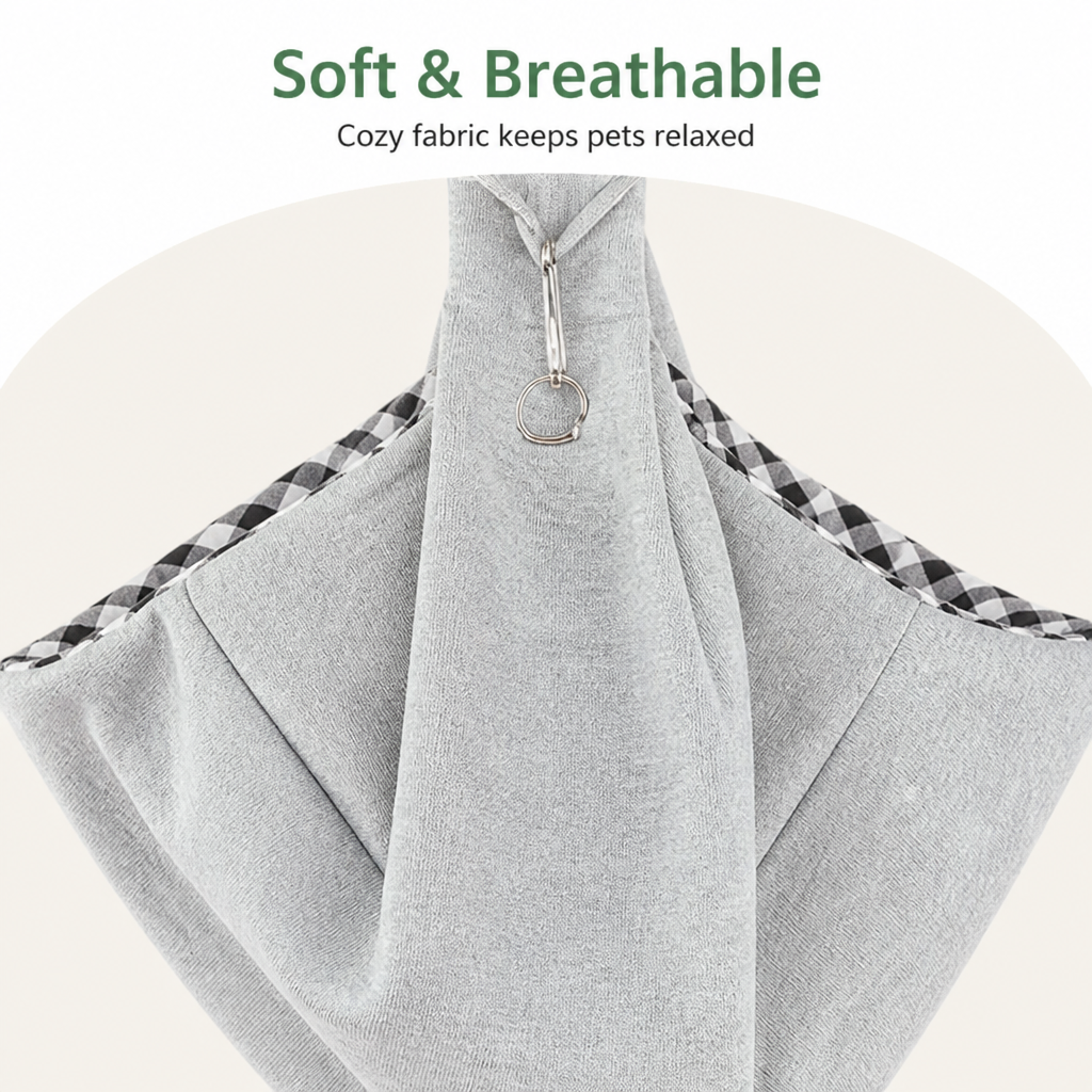 Dotisk Adjustable Hands-Free Pet Sling Carrier (Storage Pocket)