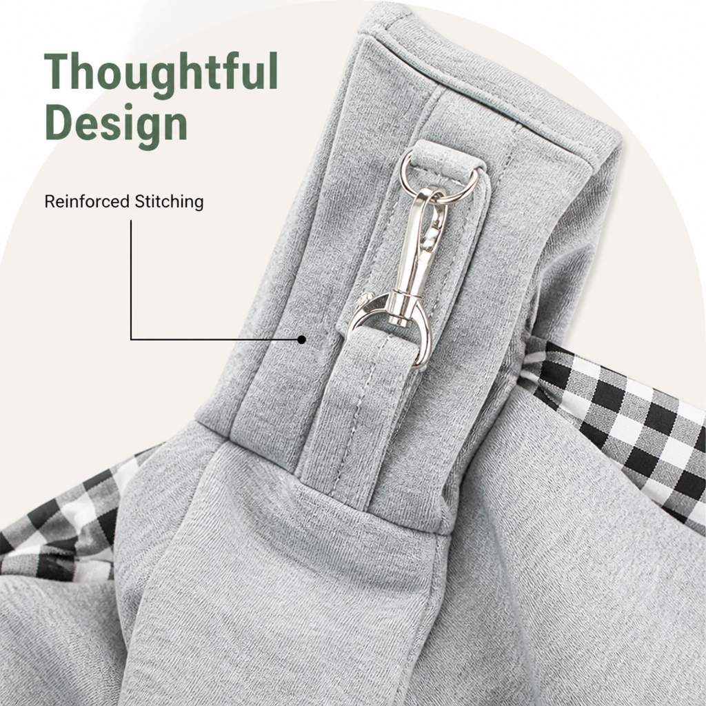 Dotisk Adjustable Hands-Free Pet Sling Carrier (Storage Pocket)