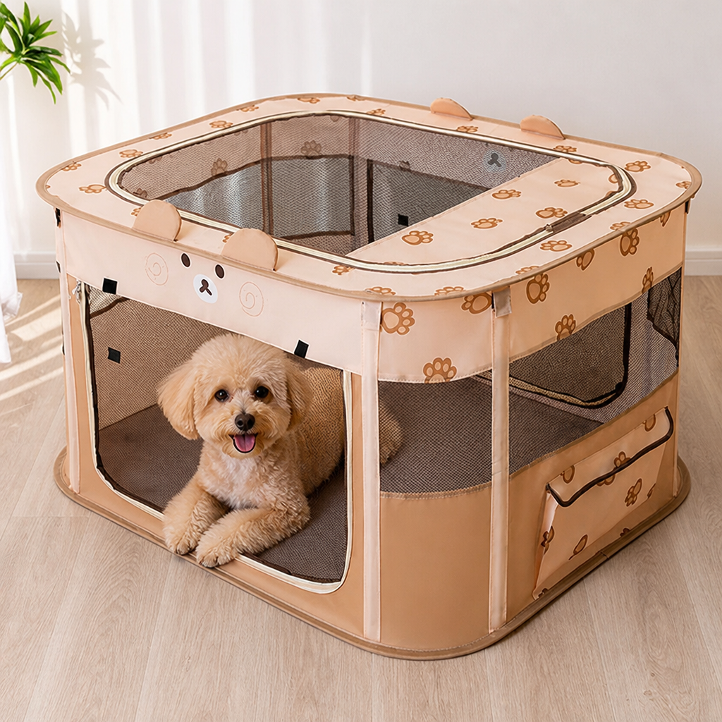 Dotisk Collapsible & Space-Saving Steel-Wire Pet House