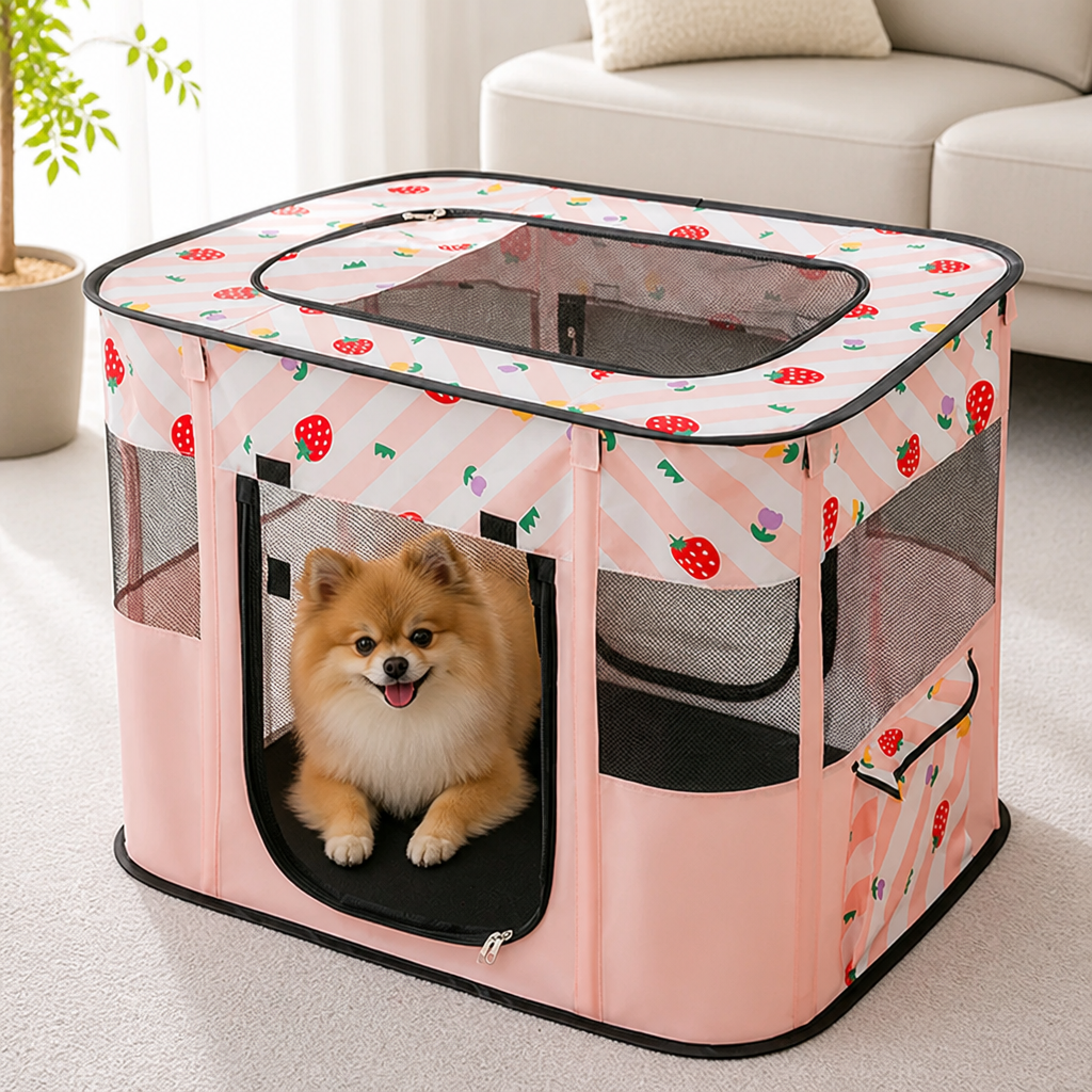 Dotisk Collapsible & Space-Saving Steel-Wire Pet House