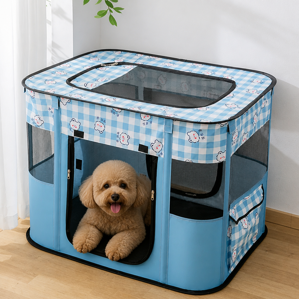 Dotisk Collapsible & Space-Saving Steel-Wire Pet House