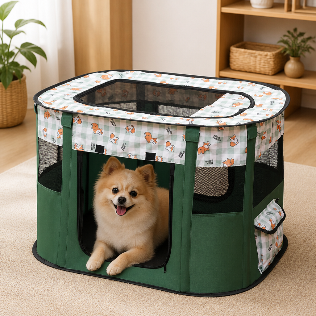 Dotisk Collapsible & Space-Saving Steel-Wire Pet House