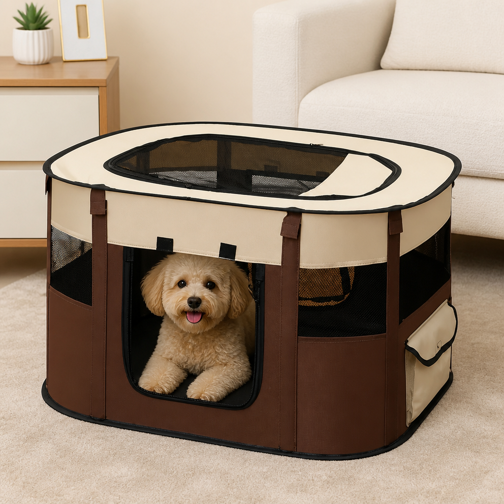 Dotisk Collapsible & Space-Saving Steel-Wire Pet House