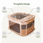Dotisk Collapsible & Space-Saving Steel-Wire Pet House