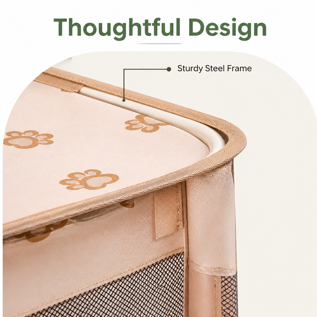 Dotisk Collapsible & Space-Saving Steel-Wire Pet House