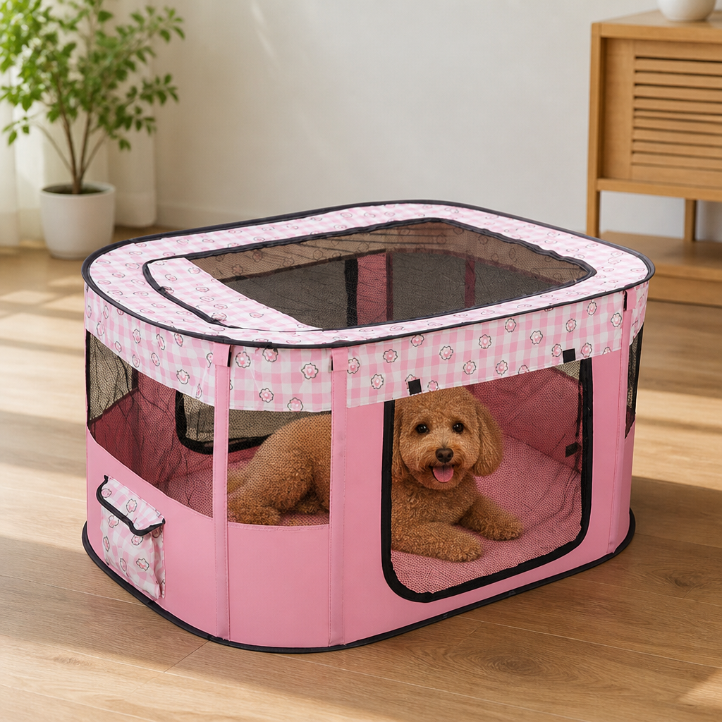 Dotisk Collapsible & Space-Saving Steel-Wire Pet House