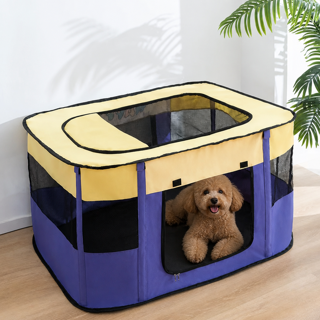 Dotisk Collapsible & Space-Saving Steel-Wire Pet House