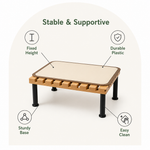 Dotisk Fixed-Height Ergonomic Plastic Feeding Stand
