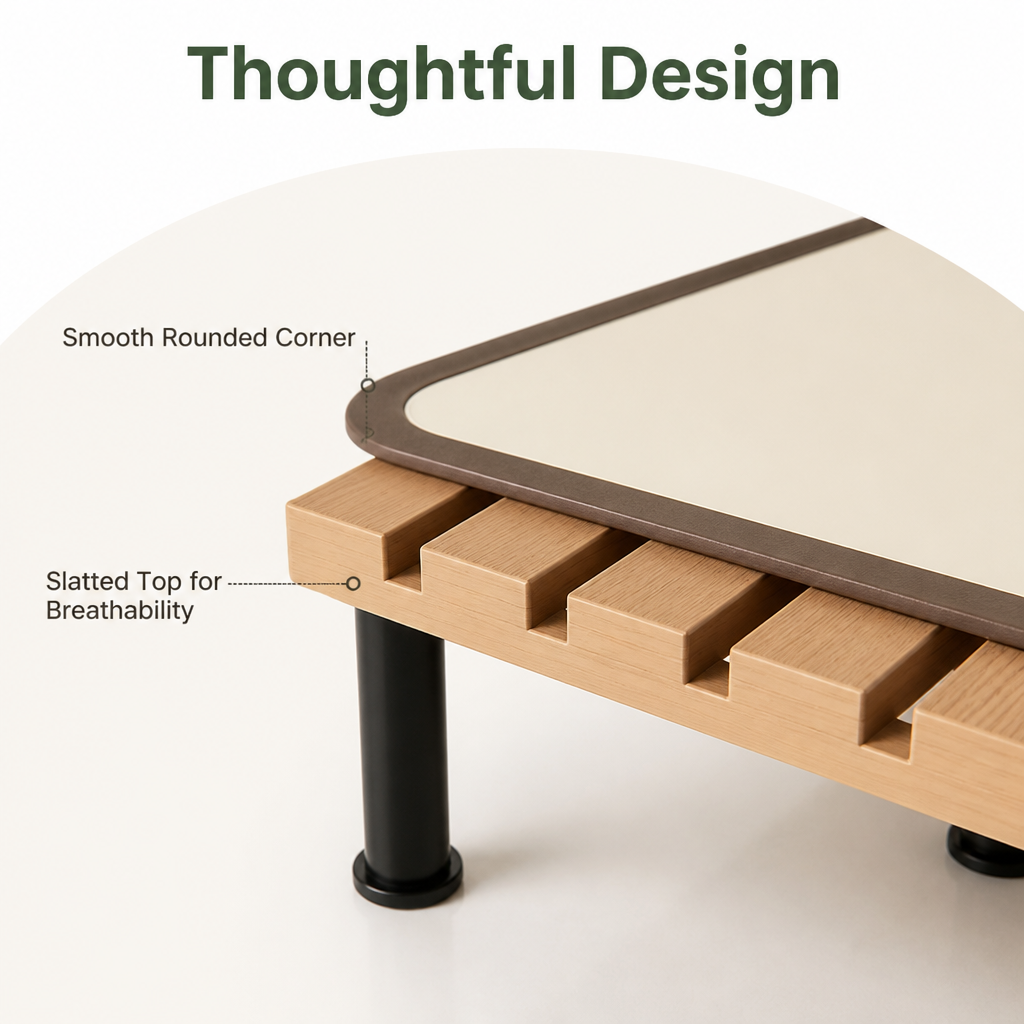 Dotisk Fixed-Height Ergonomic Plastic Feeding Stand