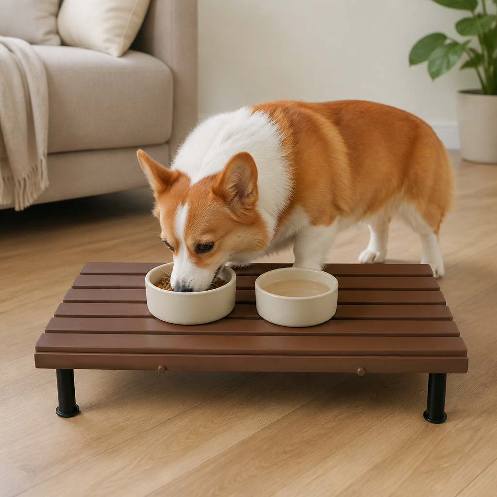 Dotisk Fixed-Height Ergonomic Plastic Feeding Stand