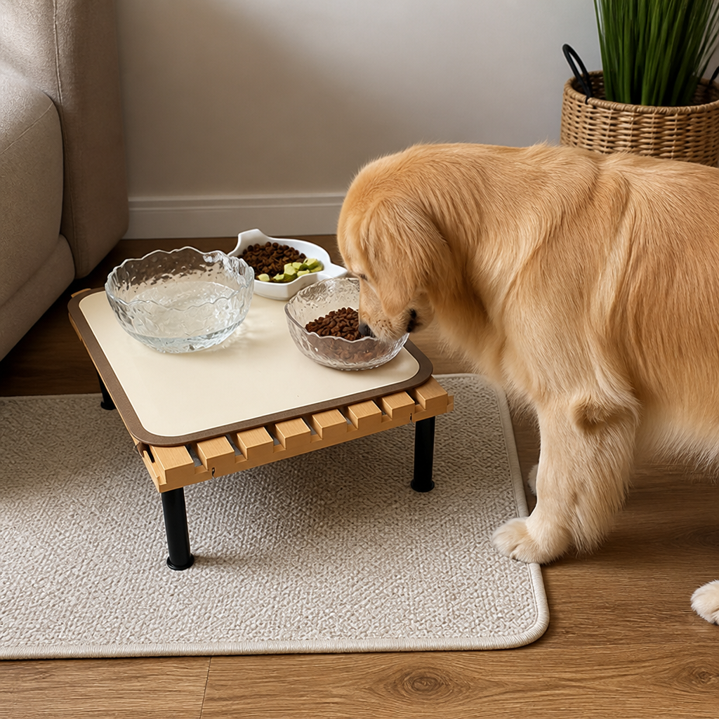 Dotisk Fixed-Height Ergonomic Plastic Feeding Stand
