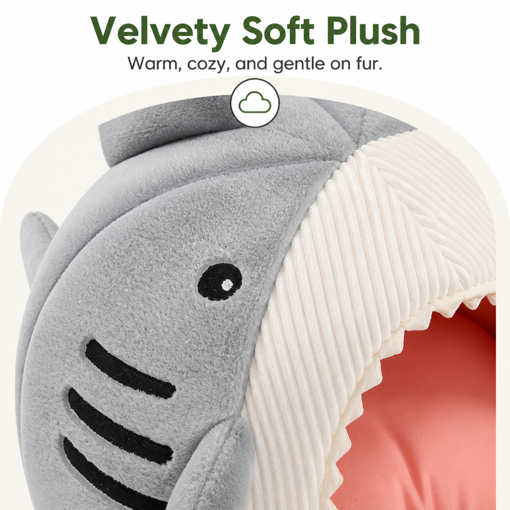 Dotisk Insulated Enclosed Plush Cat Bed