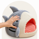 Dotisk Insulated Enclosed Plush Cat Bed