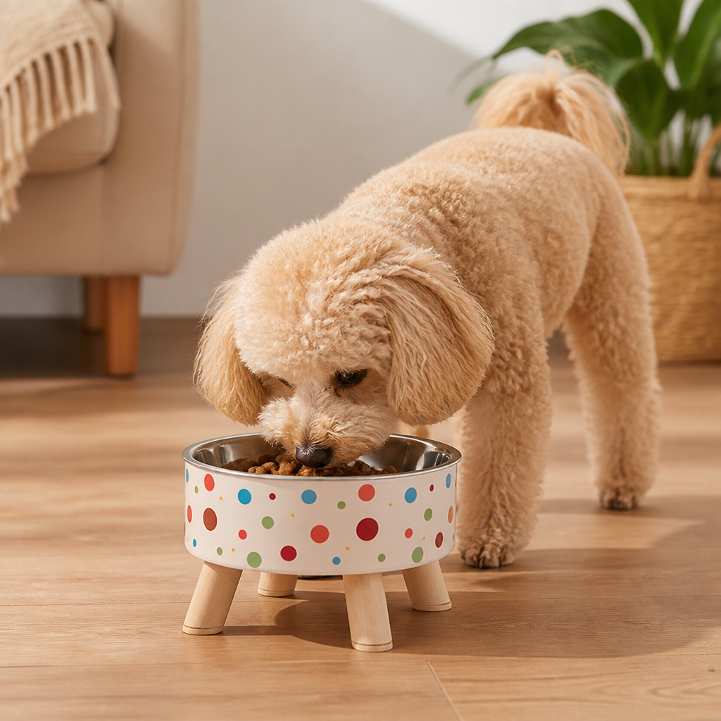 Dotisk Non-Slip & Anti-Tip Pet Bowl (Detachable Dish)