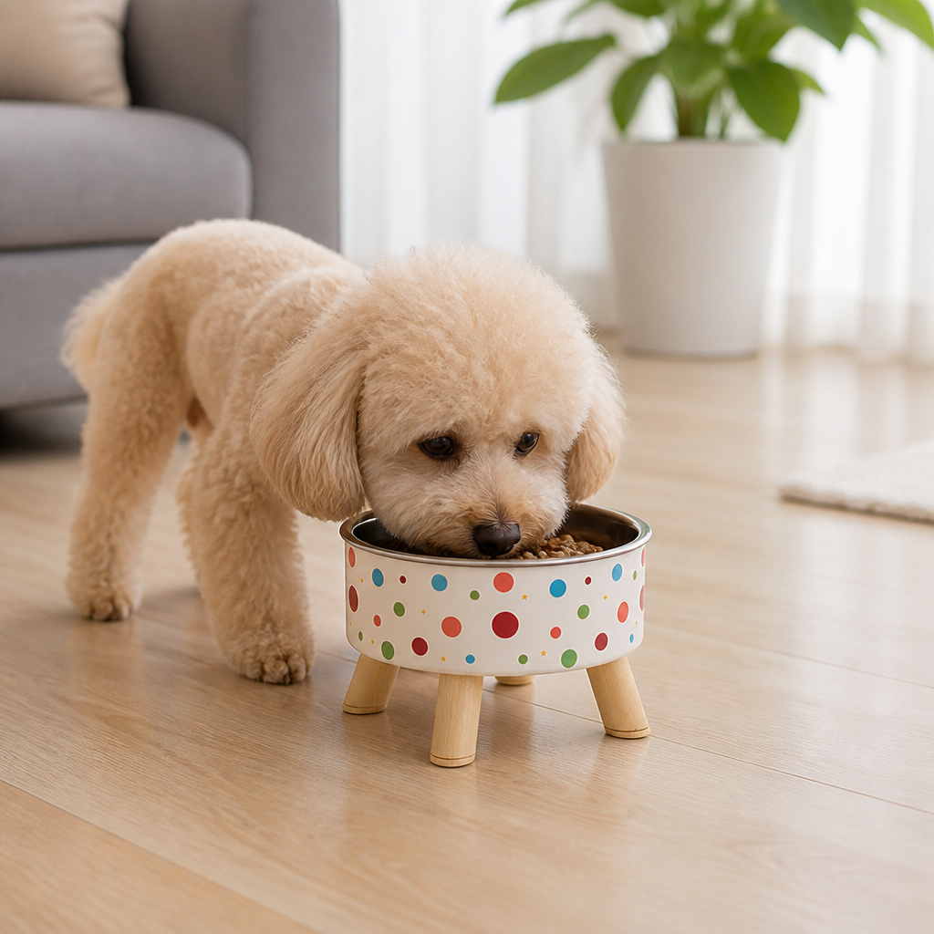 Dotisk Non-Slip & Anti-Tip Pet Bowl (Detachable Dish)