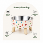Dotisk Non-Slip & Anti-Tip Pet Bowl (Detachable Dish)