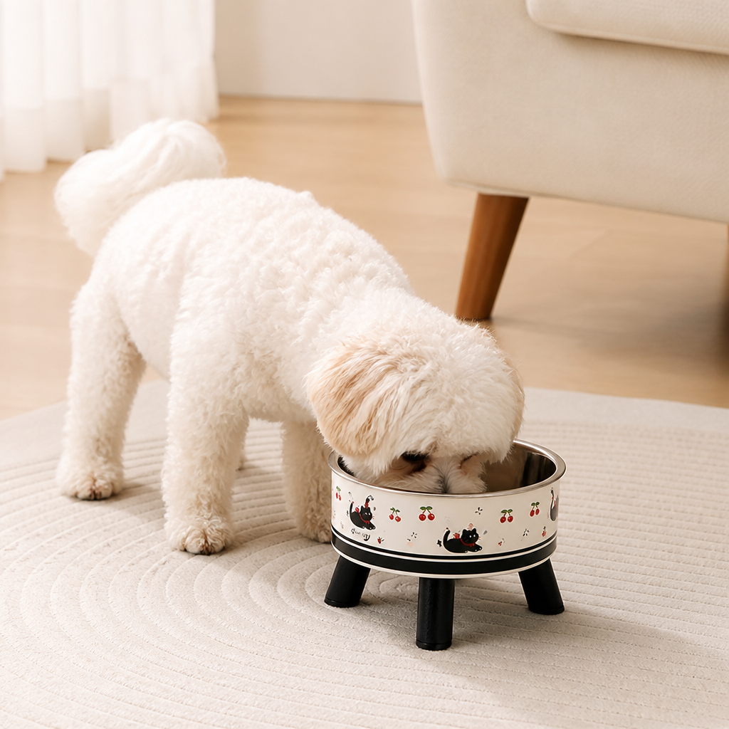 Dotisk Non-Slip & Anti-Tip Pet Bowl (Detachable Dish)