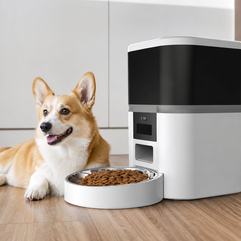 Dotisk WiFi App Control & Stainless Steel Bowl Pet Feeder