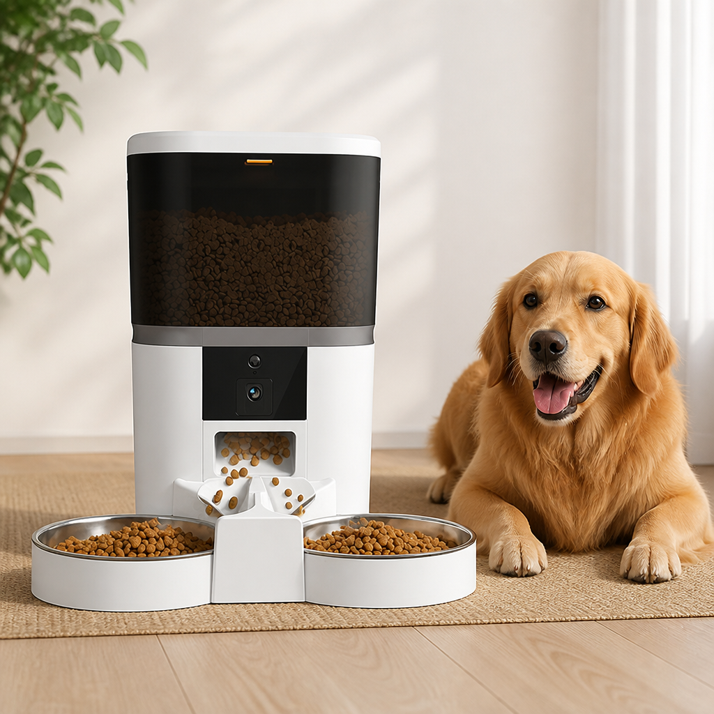 Dotisk WiFi App Control & Stainless Steel Bowl Pet Feeder