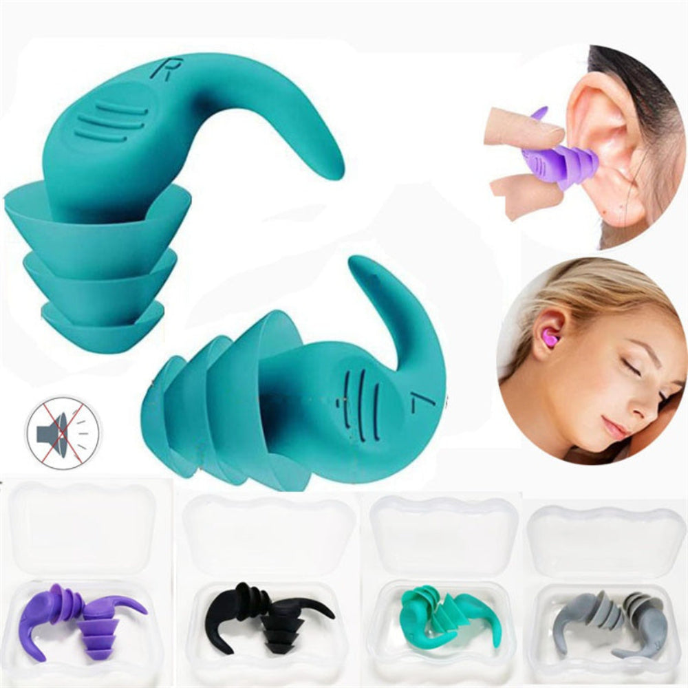 Soft Silicone Sleep Earplugs for Noise Blockage