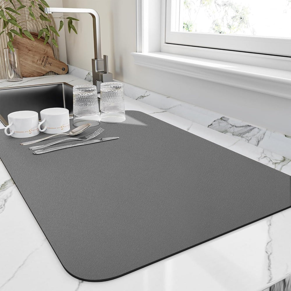 Fast Dry Kitchen Mat for Countertops and Tables