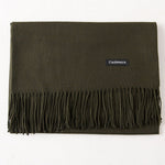 Soft Cozy Women's Winter Scarf with Classic Pattern