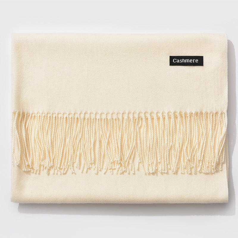 Soft Cozy Women's Winter Scarf with Classic Pattern