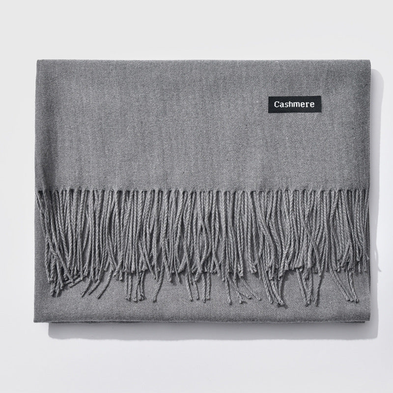 Soft Cozy Women's Winter Scarf with Classic Pattern