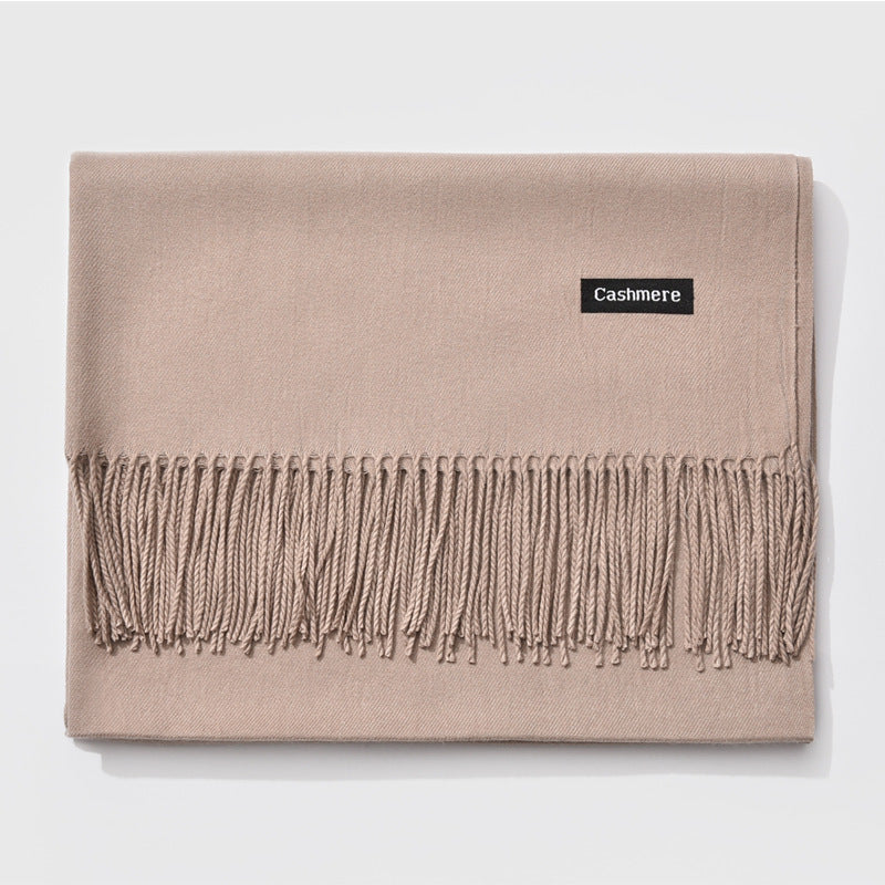 Soft Cozy Women's Winter Scarf with Classic Pattern