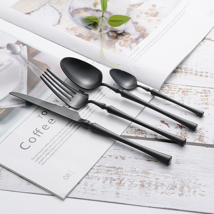 Premium 24-Piece Silverware Dining Set