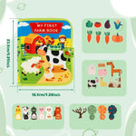 Fun Farm Animal Kids Learning Book